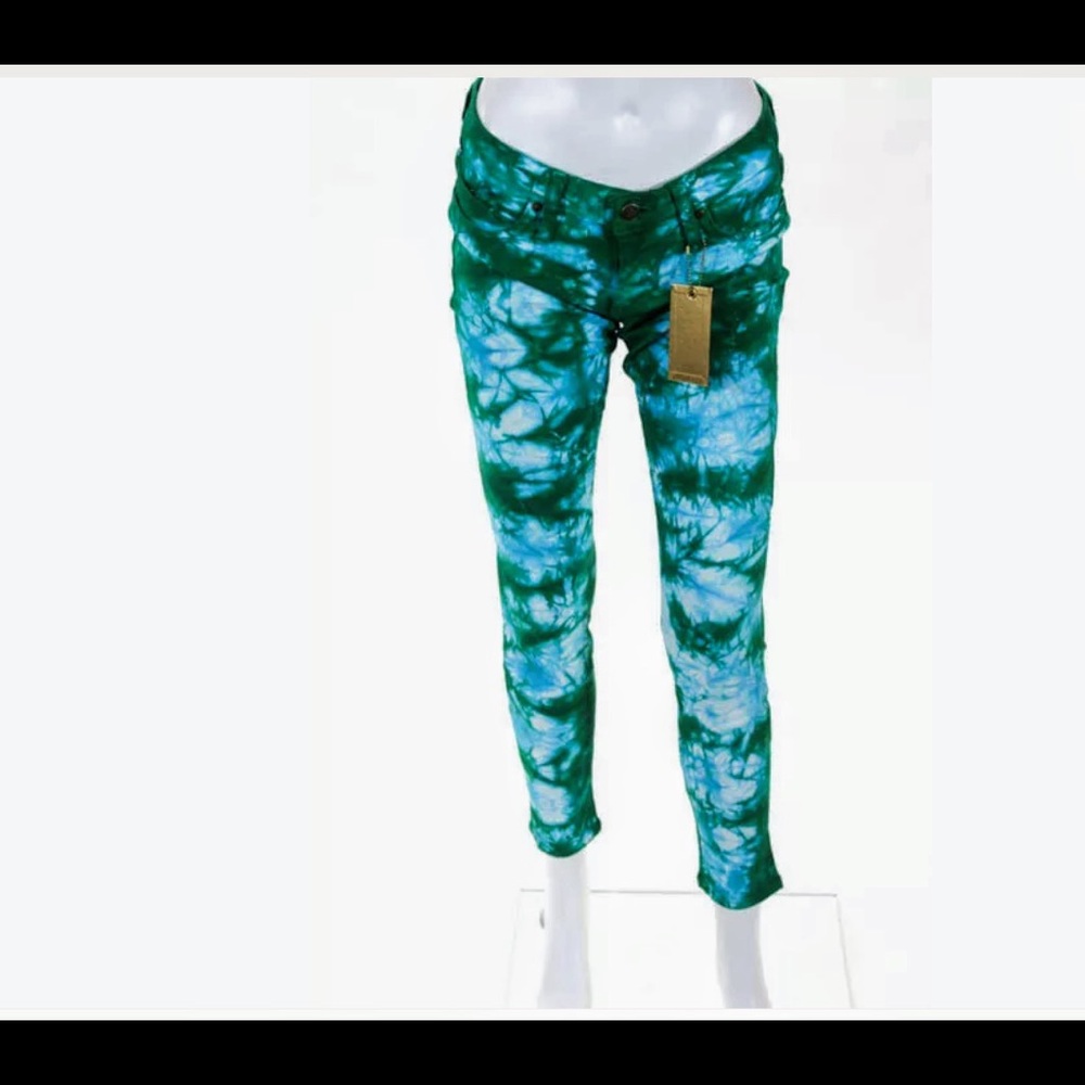 💚💚ROBIN’S JEANS🇺🇦💜NWT💚💚TYE-DYE SKINNIES💜💜